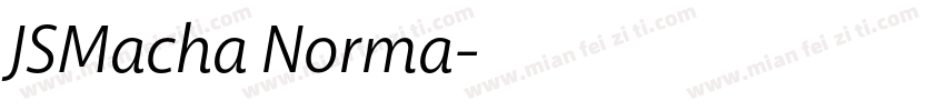 JSMacha Norma字体转换